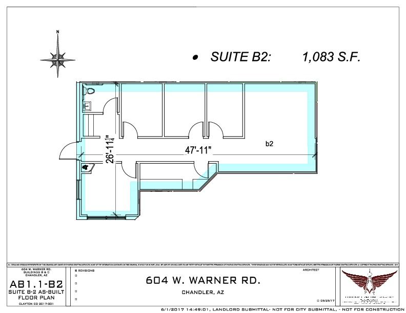 East Valley Medical Office Condo | For Lease: 604 W Warner Rd Bldg B, Chandler, AZ 85225